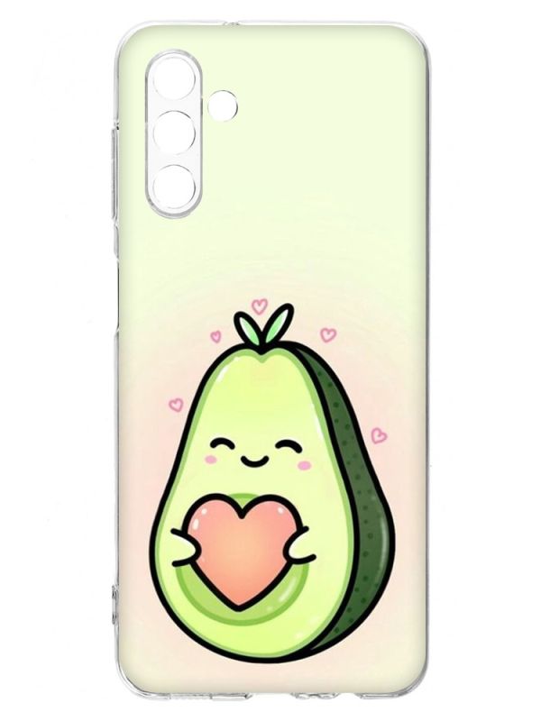 Чохол на Samsung Galaxy A54 5G / A546 :: Кавай авокадо з сердечком (принт 310)