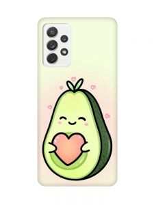 Чохол на Samsung Galaxy A72/A725 :: Кавай авокадо з сердечком (принт 310)