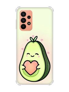 Чохол з потовщеними кутами на Samsung Galaxy A23 :: Кавай авокадо з сердечком (принт 310)