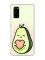 Чохол із потовщеними кутами на Samsung Galaxy S20 Plus :: Кавай авокадо з сердечком (принт 310)
