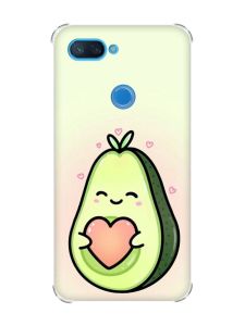 Чохол із потовщеними кутами на Xiaomi Mi 8 Lite :: Кавай авокадо з сердечком (принт 310)