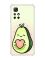 Чохол з потовщеними кутами на Xiaomi Redmi Note 11 4G :: Кавай авокадо з сердечком (принт 310)