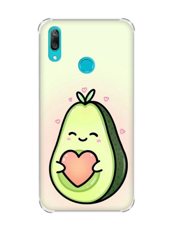 Чохол з потовщеними кутами Huawei Y7 2019/Y7 prime 2019 :: Кавай авокадо з сердечком (принт 310)