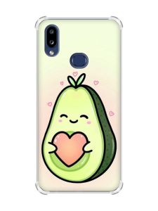 Чохол з потовщеними кутами на Samsung Galaxy A10s (A107) :: Кавай авокадо з сердечком (принт 310)