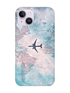 Чохол із захистом камери на iPhone 14 :: Подорожі. Карта (принт 317)