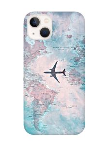 Чохол із захистом камери на iPhone 14 Plus :: Подорожі. Карта (принт 317)