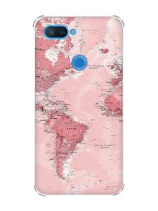 Чохол із потовщеними кутами на Xiaomi Mi 8 Lite :: Подорожі. Карта (принт 319)