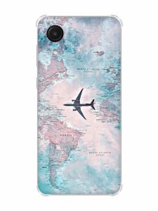 Чохол з потовщеними кутами на Samsung Galaxy A03 Core/A032 :: Подорожі. Карта (принт 317)