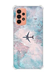 Чохол з потовщеними кутами на Samsung Galaxy A23 :: Подорожі. Карта (принт 317)