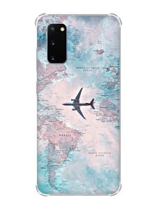 Чохол із потовщеними кутами на Samsung Galaxy S20 Plus :: Подорожі. Карта (принт 317)