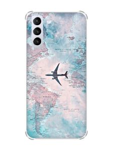 Чохол з потовщеними кутами на Samsung Galaxy S21 (G991) :: Подорожі. Карта (принт 317)