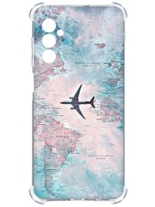 Чохол з потовщеними кутами на Samsung Galaxy A14 5G :: Подорожі. Карта (принт 317)