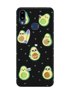 Матовий чорний чохол на Samsung Galaxy A10ѕ A107 :: Авокадо на відпочинку (принт 302)