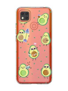 Прозорий чохол для Xiaomi Redmi 9C/10A :: Авокадо на відпочинку (принт 302)