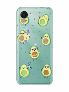 Прозорий чохол на Samsung Galaxy A03 Core / A032 :: Авокадо на відпочинку (принт 302)