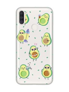 Прозорий чохол на Samsung Galaxy A11 :: Авокадо на відпочинку (принт 302)