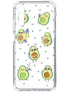 Прозорий чохол на Samsung Galaxy A34 5G/A346 :: Авокадо на відпочинку (принт 302)