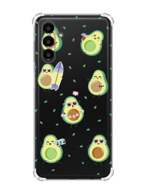 Чохол із потовщеними кутами на Samsung Galaxy A04s/A13 5G :: Авокадо на відпочинку (принт 302)