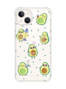 Чохол із потовщеними кутами на iPhone 14 Plus :: Авокадо на відпочинку (принт 302)