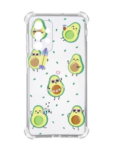 Чохол із потовщеними кутами на Oppo A72 5G :: Авокадо на відпочинку (принт 302)