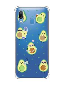 Чохол з потовщеними кутами на Samsung Galaxy A30 (2019) / A20 (2019) :: Авокадо на відпочинку (принт 302)