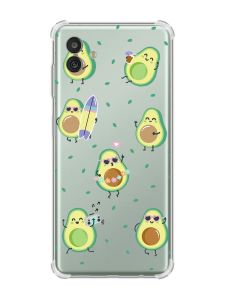 Чохол з потовщеними кутами на Samsung Galaxy M13 5G :: Авокадо на відпочинку (принт 302)