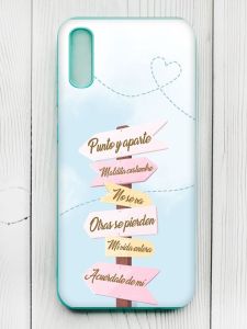 Матовий бірюзовий чохол на Xiaomi Redmi 9А :: Вказівники (принт 322)