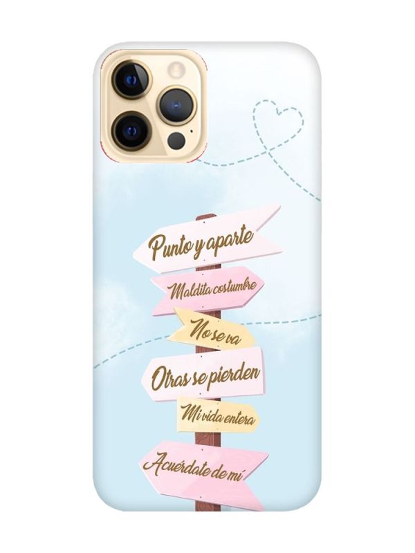Матовий червоний чохол на Apple iPhone 12 Pro Max :: Вказівники (принт 322)
