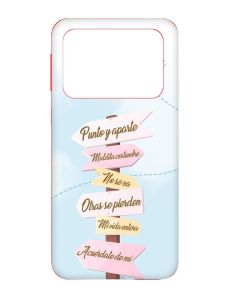 Матовий червоний чохол на Xiaomi Poco X4 Pro 5G :: Вказівники (принт 322)