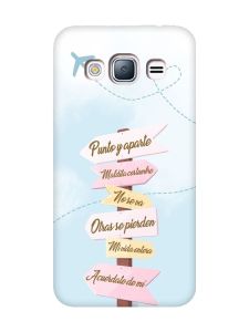 Матовий рожевий чохол на Samsung Galaxy J3 / J310 :: Вказівники (принт 322)