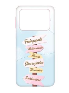 Матовий рожевий чохол на Xiaomi Poco X4 Pro 5G :: Вказівники (принт 322)