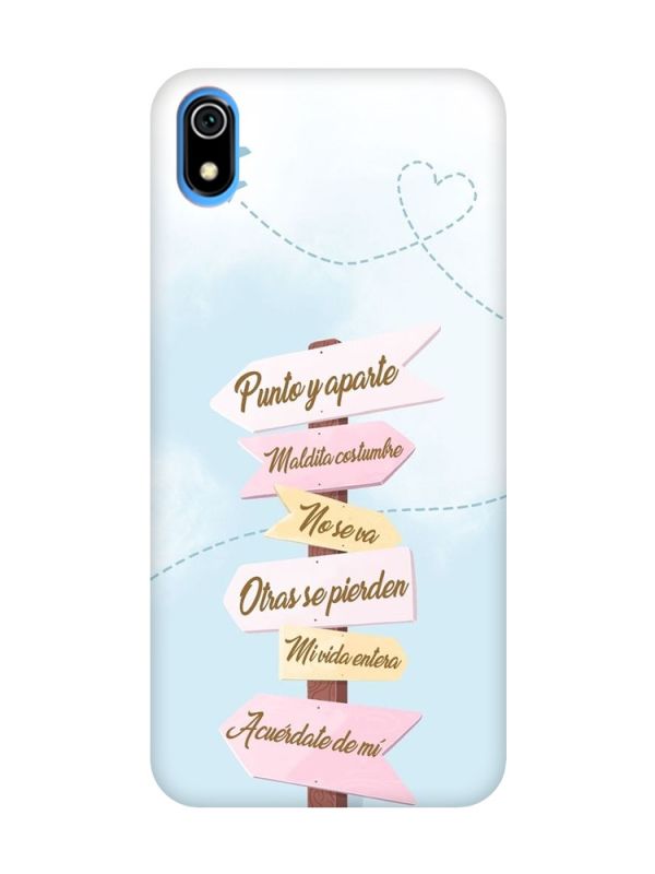 Матовий рожевий чохол на Xiaomi Redmi 7A :: Вказівники (принт 322)