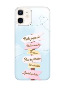 Матовий чорний чохол на Apple iPhone 12 / 12 Pro (6.1) :: Вказівники (принт 322)