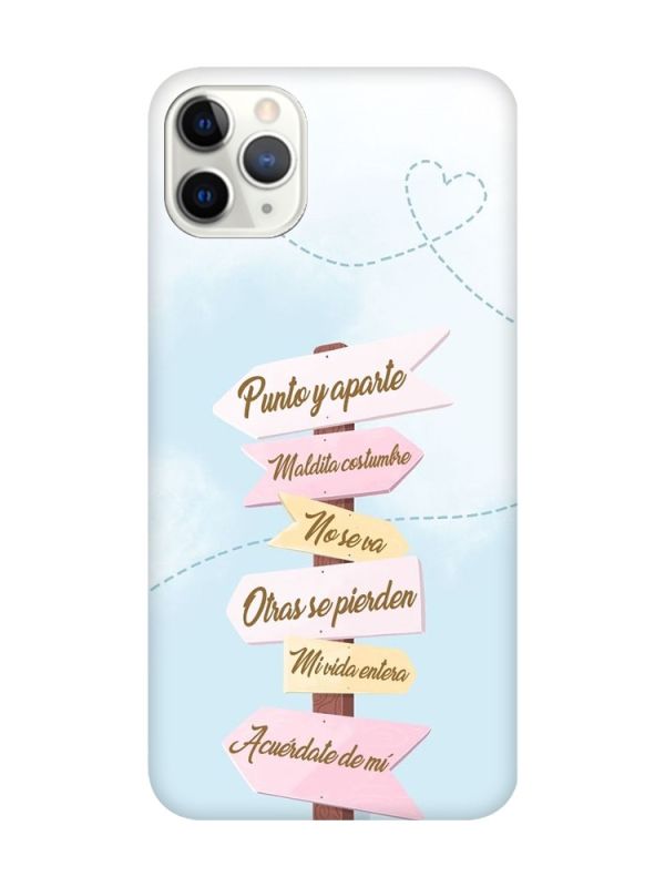 Матовий чорний чохол на iPhone 11 Pro (5.8) :: Вказівники (принт 322)