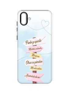 Матовий чорний чохол на Samsung Galaxy A04 :: Вказівники (принт 322)