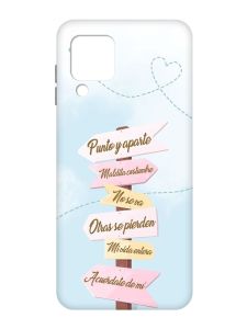 Матовий чорний чохол на Samsung Galaxy A22 4G/M32/M22 :: Вказівники (принт 322)