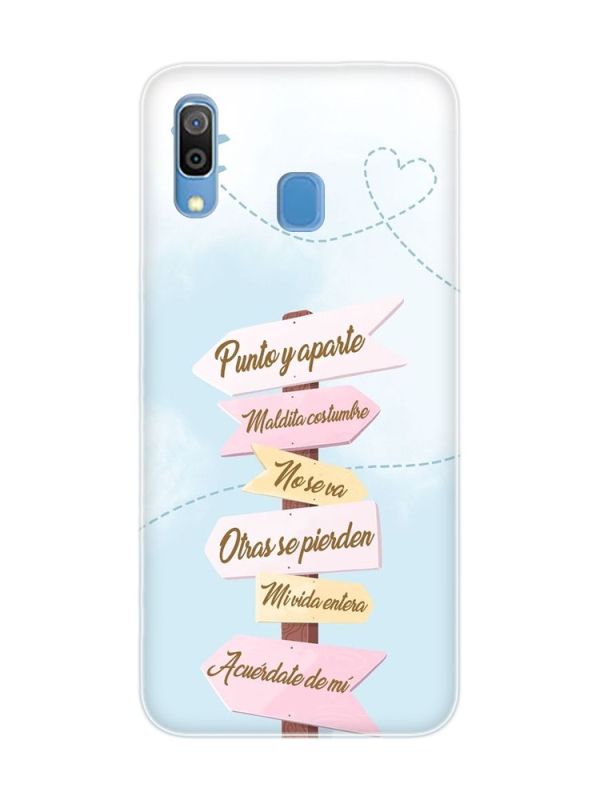 Прозорий чохол для Samsung Galaxy A30 (2019)/A20 (2019) :: Вказівники (принт 322)