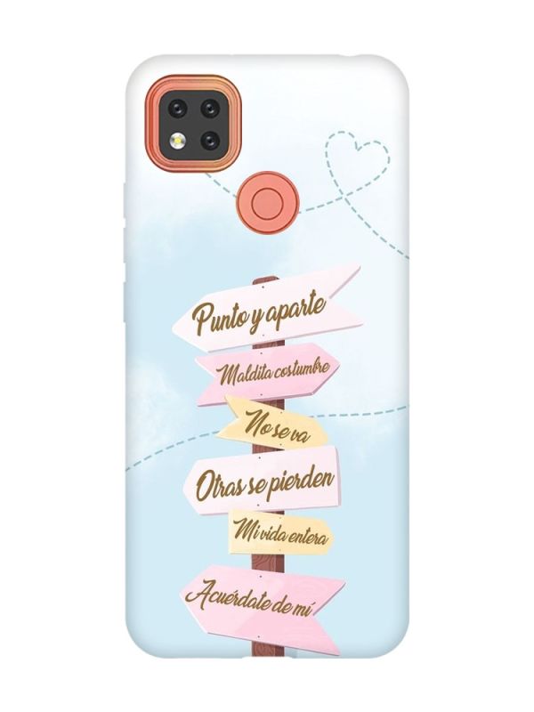 Прозорий чохол для Xiaomi Redmi 9C/10A :: Вказівники (принт 322)