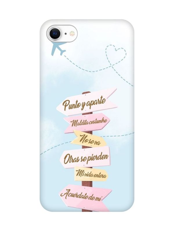 Прозорий чохол на iPhone SE 2020 :: Вказівники (принт 322)
