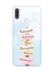 Прозорий чохол на Samsung Galaxy A11 :: Вказівники (принт 322)