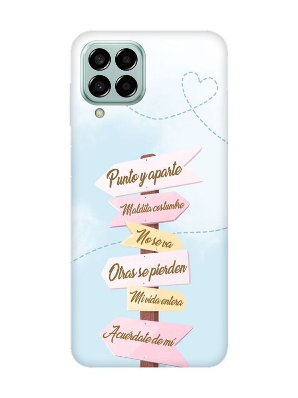 Прозорий чохол на Samsung Galaxy M33 5G :: Вказівники (принт 322)