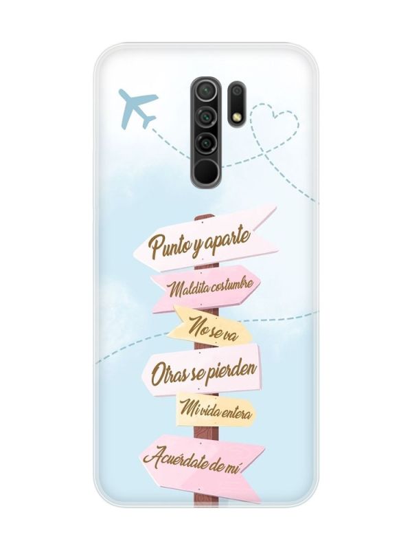 Прозорий чохол на Xiaomi Redmi 9 :: Вказівники (принт 322)