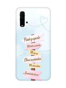 Прозорий чохол на Xiaomi Redmi 9T  :: Вказівники (принт 322)