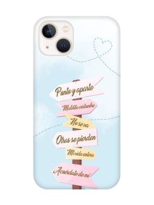 Прозорий чохол із захистом камери на iPhone 14 Plus :: Вказівники (принт 322)