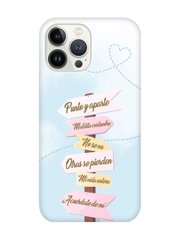 Прозорий чохол із захистом камери на iPhone 14 Pro Max :: Вказівники (принт 322)