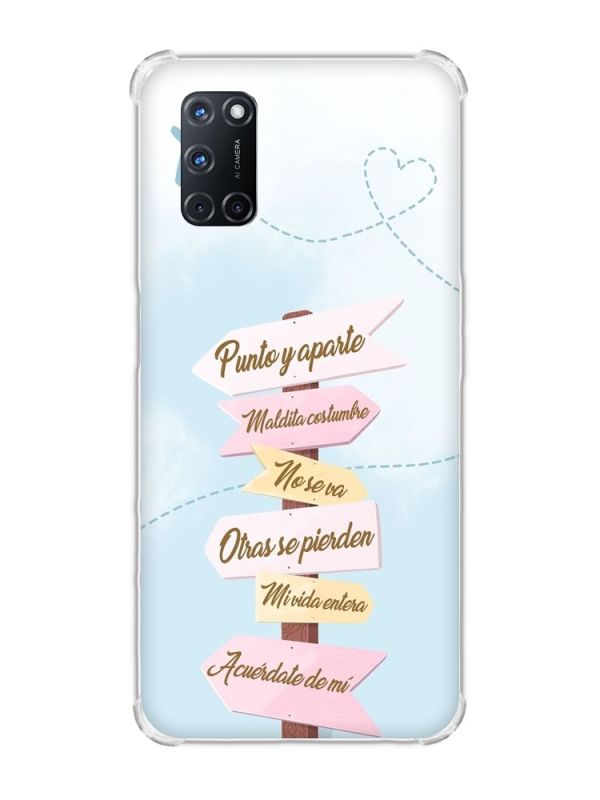 Чохол з потовщеними кутами на Oppo A52/A72/A92 :: Вказівники (принт 322)