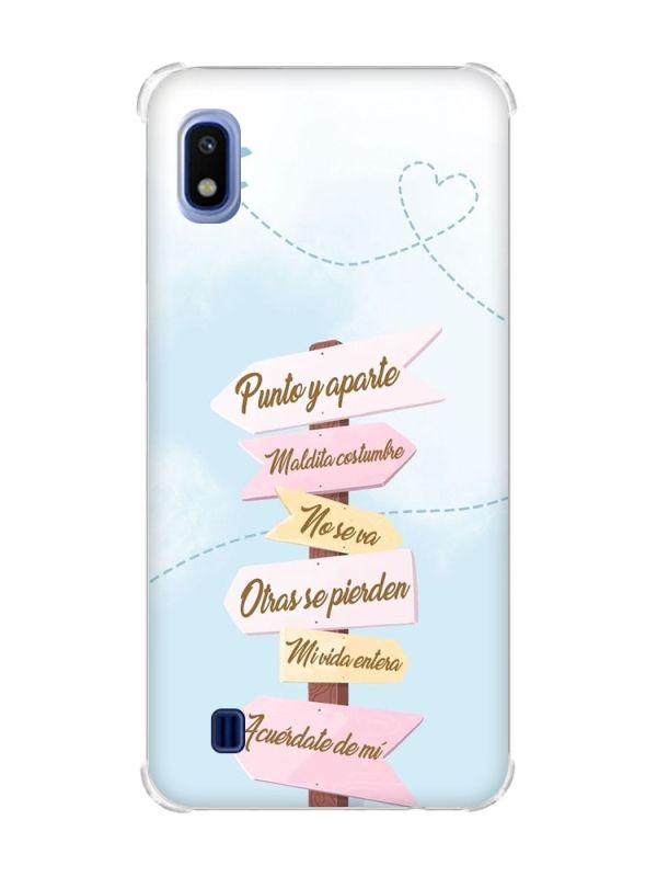 Чохол з потовщеними кутами на Samsung Galaxy A10 (2019)/A105 :: Вказівники (принт 322)
