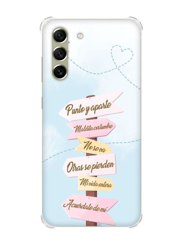 Чохол із потовщеними кутами на Samsung S21 FE :: Вказівники (принт 322)
