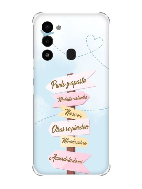 Чохол з потовщеними кутами на TECNO Spark Go 2022 :: Вказівники (принт 322)