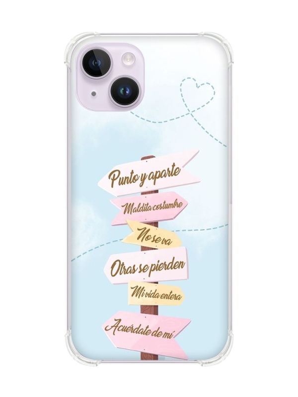 Чохол із потовщеними кутами на iPhone 14 :: Вказівники (принт 322)
